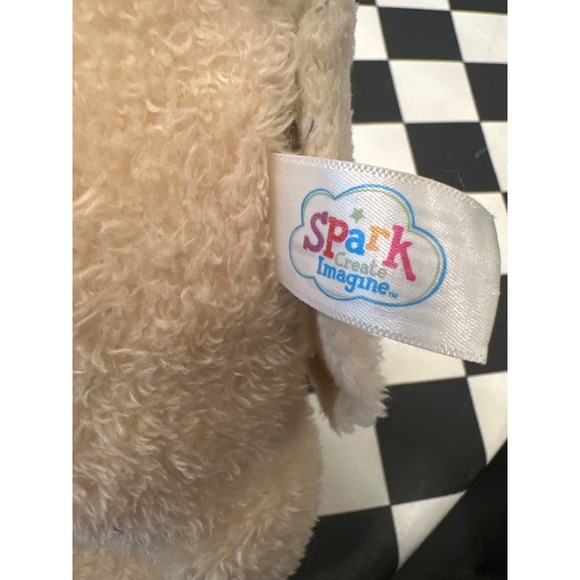 Spark Create Imagine Teddy Bear Plush Stuffed Animal Light Up Shirt Toy - Picture 4 of 5